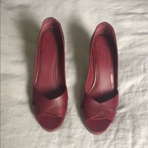 Red leather sole heels